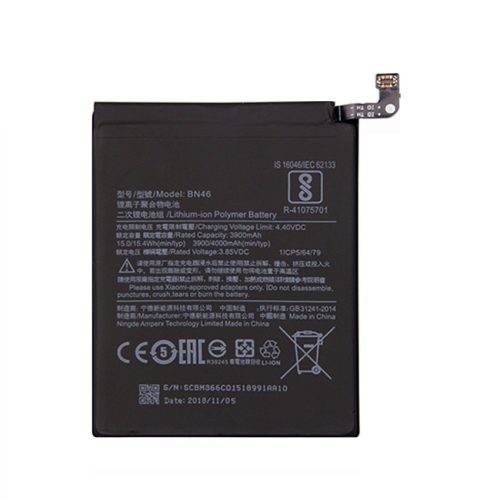 Xiaomi BN46 gyári akkumulátor 4000mAh (Redmi 7, Redmi Note 8, Redmi Note 8T)