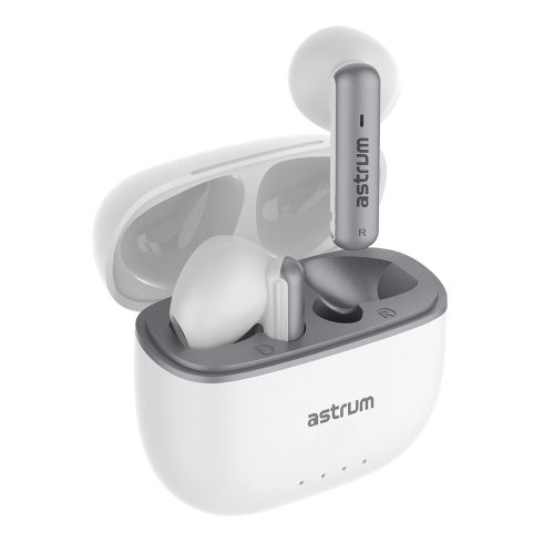 Astrum ET340 sztereo TWS headset zajszűrős mikrofonnal, fehér