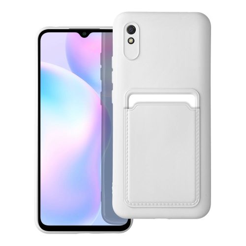 Xiaomi Redmi Note 11 / 11S kártya tartós szilikon tok, fehér