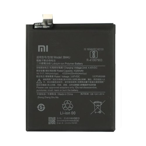 Xiaomi BM4U gyári akkumulátor Li-Ion Polymer 4320mAh (Xiaomi Redmi K30 Ultra)
