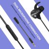 Wintory M31 In-ear gaming fülhallgató levehető mikrofonnal, fekete