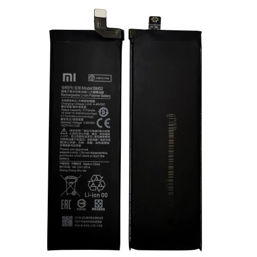 Xiaomi BM52 gyári akkumulátor Li-Ion Polymer 5260mAh (Mi Note 10 Lite)