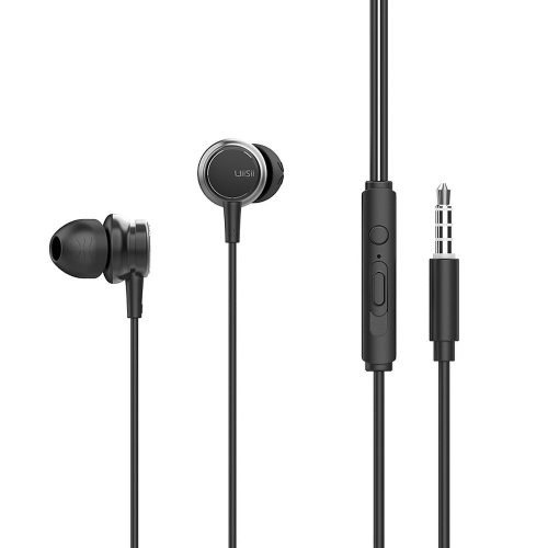 UiiSii HM9 Premium Sound In-ear fülhallgató 3,5mm, fekete