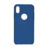 Xiaomi Redmi Note 7 merevebb matt szilikon tok, kék