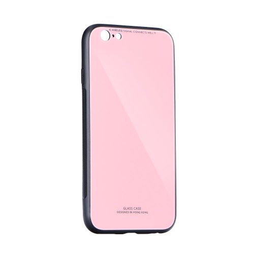 Forcell Glass Xiaomi Redmi 7 üvegfelületű tok, rózsaszín