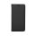 Xiaomi Mi 10T Lite 5G oldalra nyíló könyv tok szilikon belsővel, fekete
