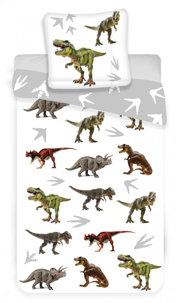 Dinoszaurusz ágyneműhuzat 140×200cm, 70×90 cm